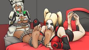 Harley Quinn Feet Bondage Foot Worship Foot Fetish < Your Cartoon Porn