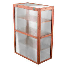 Greenhouse megastore offers many sizes, including custom cuts, so browse today! Indoor Outdoor Mini Greenhouse In Wood Acrylic By Leisure Season Rona