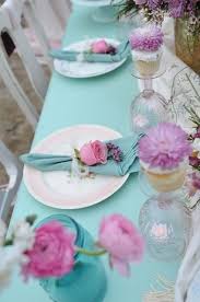 All Things Shabby And Beautiful Pastel Wedding Wedding Table Turquoise Wedding