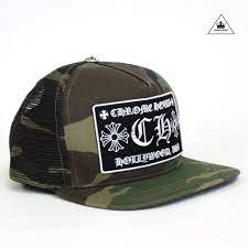 Ch Hollywood Patch Trucker Cap Camo Cap Camo Chrome Hearts