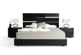 Modrest Ancona Italian Modern Black Bed In 2021 Bed Furniture Design Bedroom Bed Design Black Bedroom Sets