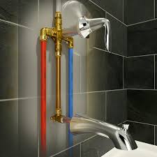 Install shower mixing valve pex. How To Connect Pex To Shower Valve