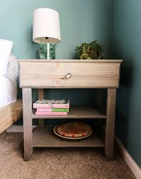 Simply combine the two pieces of wood together with pipes for its legs and. How To Build A Diy Nightstand With A Drawer Free Pdf Plans