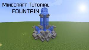 It is mainly a square of open water, with four fountains (one on each corner). Minecraft Quartz Water Fountain Novocom Top
