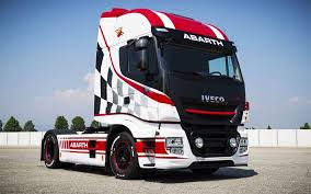 Download Wallpapers Abarth Tuning Iveco New Stralis Xp 2017 Trucks Iveco Besthqwallpapers Com Trucks Big Trucks Truck Design