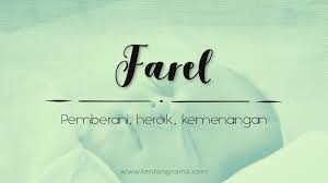 Maksud, dan arti nama adhara. Arti Nama Farel Tentangnama