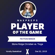 Peyton Minor's Stone Ridge Christian High School Career Home