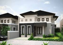 Desain rumah depan minimalis modern etnik bali. Model Rumah Modern Yang Saat Ini Populer Di Bangun Untuk Perumahan