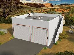 Pvc won't rot, it takes paint well, and you can glue rubber roofing to it. Tandem Garage Plans Tandem Rv Garage Plan 062g 0134 At Www Thegarageplanshop Com