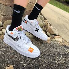 Nike Air Force 1 07 Prm Jdi Just Do It Nike Air Force 1 Low Just Do It Pack White Ar7719 100 In 2020 Nike Fashion Shoes Nike Air Shoes Nike Shoes Air Force