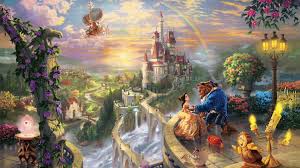 Motion picture poster for beauty and the beast showing belle dancing near the. Beauty And The Beast 1991 The Poster Database Tpdb