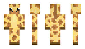 Giraffe Minecraft Skin Template Best Image Giraffe In The Word