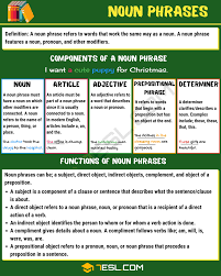 Francine edited her paper because her paper was full of errors. What Is Noun Phrase Give Examples Know It Info