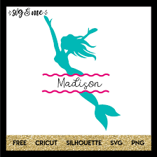 Free Free 331 Mermaid Split Monogram Svg SVG PNG EPS DXF File