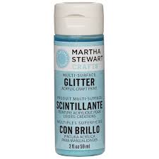 martha stewart crafts multi surface glitter acrylic craft paint