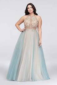 Women S Plus Size Dresses For All Occasions David S Bridal Plus Size Gowns Gorgeous Prom Dresses Terani Dresses