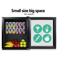 Collection by masked man airbrushing. Devanti 46l Bar Fridge Glass Door Black Buy Bar Fridges 9350062224458