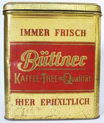 Buttner Coffee Vintage Tins Coffee Tin Coffee