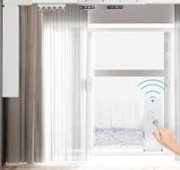 87"-244" Motorized Curtain Track Motor Automatic Curtain Driver Wifi Remote