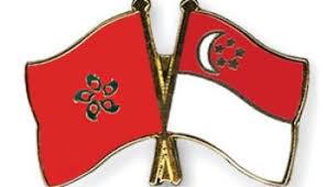 A horizontal bicolour of red and white; Singapore As A Holding Domicile For Your China Operations China Briefing News