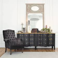 product_name von maisons du monde. Kommode Mit 6 Schubladen Aus Akazie Und Mangoholz Schwarz Versailles Maisons Du Monde