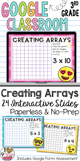 Google Classroom Arrays Google Classroom Elementary Google Classroom Math Sites