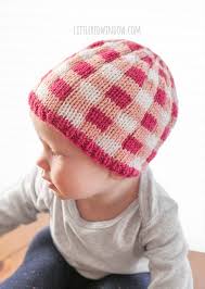 Buffalo Plaid Hat Fair Isle Knitting Pattern Little Red Window