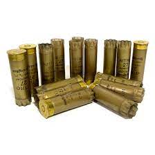 Remington Nitro 12 Gauge Shotgun Shells Gold Hulls Used Casings – Craft  Supplies Depot