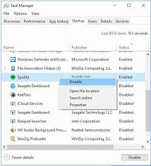 By default, the seagate dashboard agent starts running when you start your computer. How To Disable Spotify Automatic Startup Noteburner