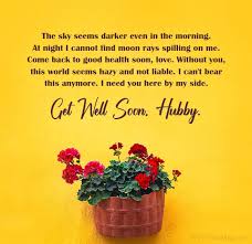 Get Well Soon Messages For Husband Wishesmsg