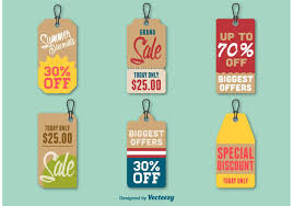 Summer Discount Price Tags Download Free Vector Art Stock Graphics Images Summer Discounts Price Tag Design Price Tag