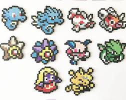 Pixel Art Pokemon Gen 1 Etsy Fr En 2020 Pokemon Perle Pixel Art Pokemon Art Perle
