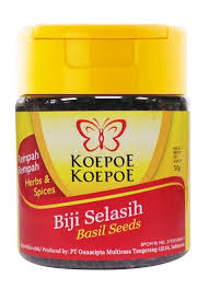 Harga biji selasih 1 kg. Koepoe Koepoe Biji Selasih Basil Seeds 50gr Warindo