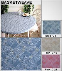 Vinyl tablecloth elastic tablecloth a cloth spread over a table, esp. Kwik Over Elastic Edge Round Fitted Vinyl Tablecloth Fit 36 To 44 Pink Basketweave Table Cover