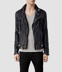 Allsaints Conroy Leather Biker Jacket Mens Leather Jackets Leather Jacket Men Leather Jacket Jackets Men Fashion