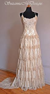 Slash neck and mini length add casual elements. Boho Wedding Dress Cream Wedding Dress Lace Wedding Dress Etsy