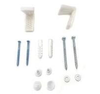 Set di Bulloni di Ancoraggio per Bidet e WC, Viti Fissaggio WC a Terra con  Tappo Cromato,Viti di Fissaggio e Spina di Prolunga,Staffa di Montaggio per  ...