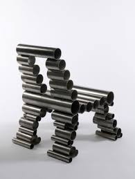 Creative Chairs From Odd Materials Metal Chairs Chair Design Metal Furniture