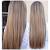 Beige Blonde Balayage On Dark Hair