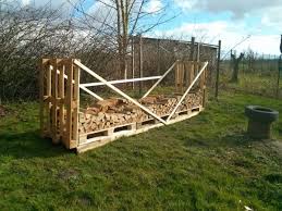 Brennholz Im Freien Draussen Lagern Ohne Unterstand Brennholz Holz Im Garten Holzstapel