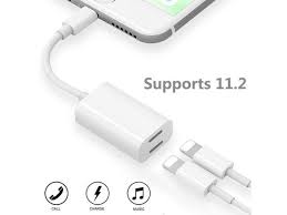 Iphone7 7 Plus Splitter Dual Lightning Adapter 2 Lightning Port Headphone Audio And Charge Adapter Accessories For Iphonex Iphonei 8 Phone 7 7 Plus 6 6s 6s Plus And So On White Newegg Com