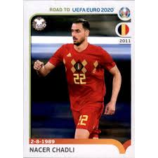Chadli — is an arabian given name and surname, and may refer to: Road To Em 2020 Sticker 27 Nacer Chadli Belgien 0 39