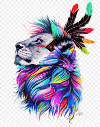 You can use these free cliparts for your documents, web sites, art projects or presentations. Leon Pintura A La Acuarela Pintura Imagen Png Imagen Transparente Descarga Gratuita