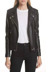 Iro Leather Moto Jacket Nordstrom Leather Moto Jacket Celebrities Leather Jacket Black Leather Biker Jacket