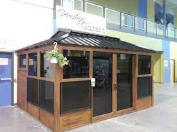 You can easily include the mesh kit in your gazebo to get rid of bugs. Prestige Wood Gazebo And Patio Room Canada Wide Delivery Included