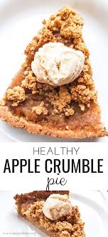 Healthy Homemade Apple Crumble Pie Flourless Vegan Gf Beauty Bites Recipe Healthy Apple Crumble Apple Crumble Pie Apple Crumble
