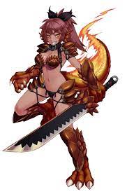 Unlike the dragon tail, this custom lizard tail doesn't take on the sim's skintone. Related Image Monster Girl Encyclopedia Monster Girl Lizard Girl