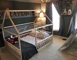 Toddler Bed Children Bed Montessori Bed Kid Bed Wood Bed Etsy Toddler Bed Frame Kids Bed Frames Toddler Furniture