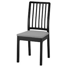 Ekedalen Chair Black Orrsta Light Gray Ikea In 2020 Upholstered Chairs Chair Solid Wood Chairs