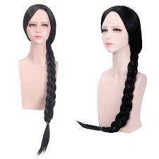 This is one of the. Amazon Com Deniya Long Braided Ponytail Wig Black Cosplay Costume Wigs For Women Beauty